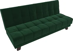 Прямой диван Mio Tesoro Винсент (велюр, зеленый)