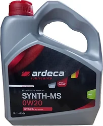 Моторное масло Ardeca Synth-MS 0W-20 4л Моторное масло Ardeca Synth-MS 0W-20 4л