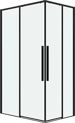 Душевой уголок Grossman Galaxy 80x80x195 300.K33.01.8080.21.00 (черный матовый/прозрачное стекло)
