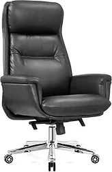 Кресло SitUp Paid black Chrome (экокожа)