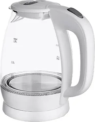 Электрочайник Brevio Glass Kettle BV8008 (белый)