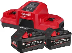 Аккумулятор с зарядным устройством Milwaukee FORGENRG-602 4933498549 (18В + 18В/6 Ач)