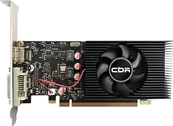 Видеокарта CBR GeForce GT 1030 2GB GDDR5 VGA-STX1030-2G-HDMI+DP-RTL Видеокарта CBR GeForce GT 1030 2GB GDDR5 VGA-STX1030-2G-HDMI+DP-RTL