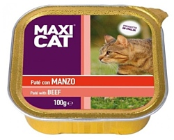 MaxiCat (0.1 кг) 1 шт. Паштет с говядиной