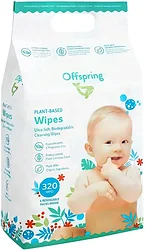 Салфетки влажные Offspring Биоразлагаемые OF03W320, 320 шт Салфетки влажные Offspring Биоразлагаемые OF03W320, 320 шт