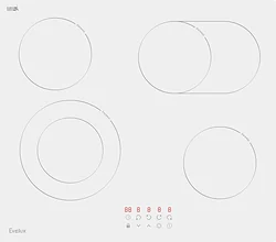 Электрическая варочная панель Evelux HEV 642 W Электрическая варочная панель Evelux HEV 642 W