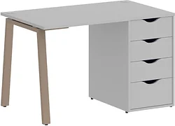 Стол для работы Riva Home Office VR.SP-3-118.4.A Мокко (серый)