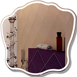 Зеркало Пекам  Aperol 95x80 aperol-95x80 (с подсветкой, с механической клавишей)