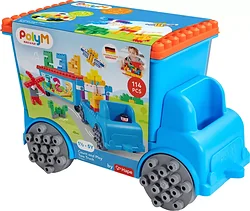 Конструктор PolyM Креатив Грузовик с прицепом 761802-HP