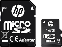 HP microSDHC Class 10 16GB