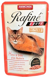 Animonda Rafine Soupe Adult для кошек с курицей, уткой и макаронами (0.085 кг) 1 шт.