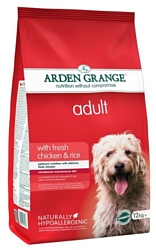 Arden Grange (12 кг) Adult курица и рис сухой корм для взрослых собак