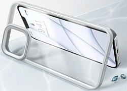 Baseus Crystal для iPhone 13 (серебристый)