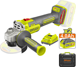 Угловая шлифмашина (болгарка) Dyllu DTLAP5322 (с 2-мя АКБ, кейс)