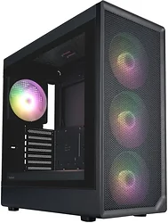 Корпус для компьютера 1stPlayer AU8 ARGB AU8-BK-4FE7-14 (черный)