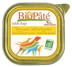 Almo Nature DailyMenu Bio Pate Adult Dog Chicken and Potatoes (0.3 кг) 1 шт.