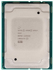 Intel Xeon Gold 5215 Cascade Lake (2500MHz, LGA3647, L3 14080Kb)