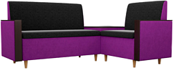 Mebelico Модерн 61166 (правый, черный/фиолетовый)
