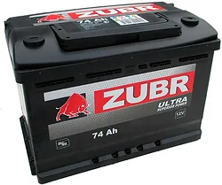 Автомобильный аккумулятор Zubr Ultra R+ (74Ah)