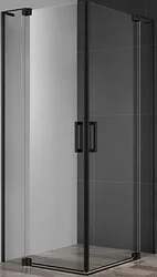 Душевой уголок Cezares SLIDER-AH-2-70/80-90/100-C-NERO