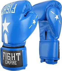 Перчатки для единоборств Fight Empire 4153928 (16 oz, синий)