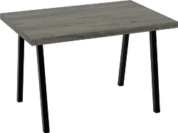 Кухонный стол TMB Loft Слинг Дуб 1500x800 40 мм (угольный серый)