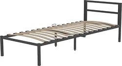 Кровать Князев Мебель Берта 90x200 БА.90.200.Ч (черный муар)