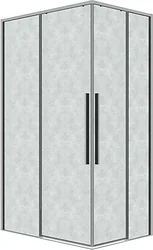 Душевая дверь Grossman Galaxy 80x195 1/2.K33.01.80.10.02 (хром/шиншилла стекло)