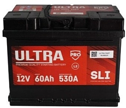 Автомобильный аккумулятор Ultra PRO Asia R+ 530A (60Ah)