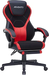 Кресло Arvento Primo (черный/красный)