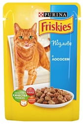 Friskies Для взрослых кошек с лососем в подливе (0.1 кг) 20 шт.