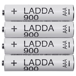 Ikea Ладда AAA 900mAh 4 шт. 003.623.17