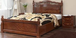 Кровать Bravo Мебель Карина-14 160x200 (орех) Кровать Bravo Мебель Карина-14 160x200 (орех)