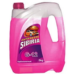 Антифриз Sibiria G-12 -40 красный 5л