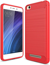 Case Brushed Line для Xiaomi Redmi 4A (красный)