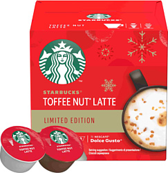 Nescafe Dolce Gusto Starbucks Toffee Nut Latte 16 шт