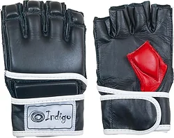 Перчатки для единоборств Indigo PU PS-1183 (S, черный)