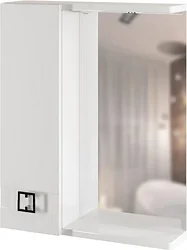 Шкаф-зеркало Mixline  Квадро 55 L 551700 (с подсветкой)