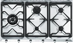 Газовая варочная панель Smeg SE97GXBE5 Газовая варочная панель Smeg SE97GXBE5
