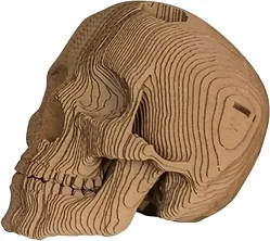 Сборная модель QBRIX Череп-органайзер 3D 20004
