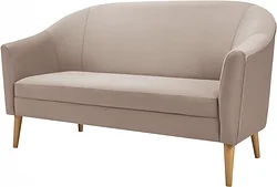 Прямой диван Mio Tesoro Арти (Velutto 18/дерево натуральное)