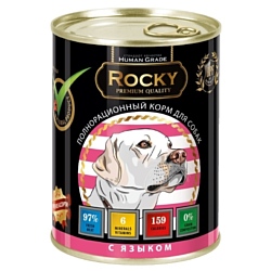 Rocky (0.34 кг) 1 шт. Мясное ассорти с Языком для собак