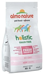 Almo Nature (0.4 кг) Holistic Adult Dog Grain Free Fresh Salmon XS-S