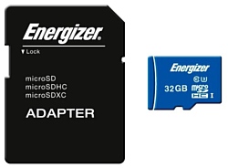 Energizer microSDHC Class 10 UHS-I U3 95MB/s 32GB + SD adapter