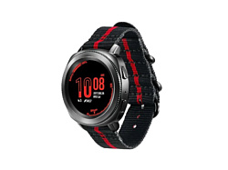 Samsung Premium Nato для Galaxy Watch 42mm & Gear Sport (черный/красный)