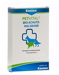 Canina ошейник от блох и клещей Petvital Bio-Schutz-Halsband 35см для кошек и собак