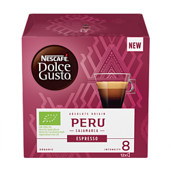 Nescafe Dolce Gusto Peru Cajamarca в капсулах 12 шт
