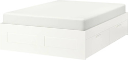 Ikea Бримнэс 200x180 (белый, леирсунд) 393.986.12