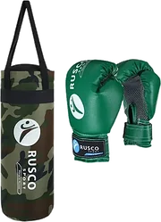 Набор для бокса детский Rusco Sport 6oz (хаки)