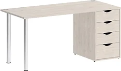 Стол для работы Riva Home Office VR.SP-3-158.4 Silver (денвер светлый)